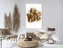 Poster - Dried Maple Leaf  - wit