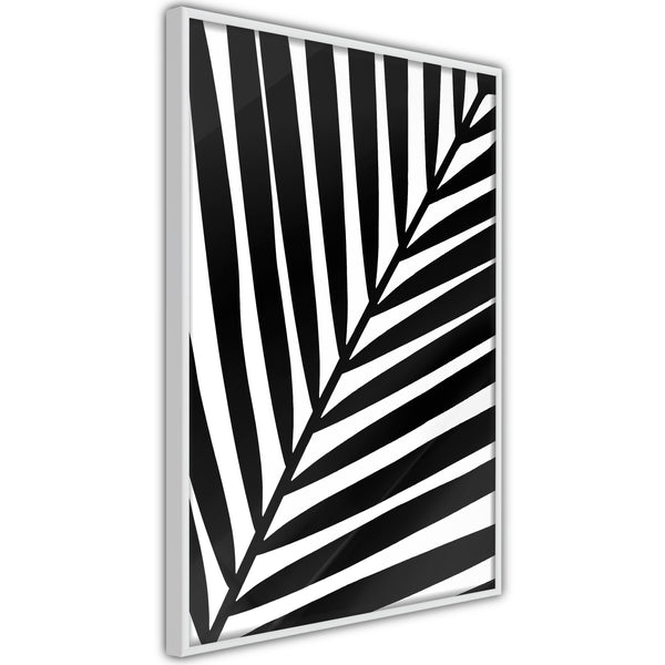 Poster - Black Palm  - wit