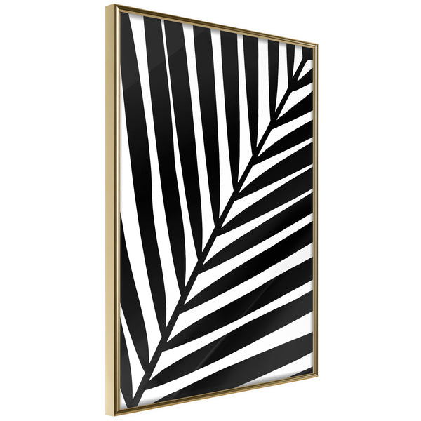 Poster - Black Palm  - goud