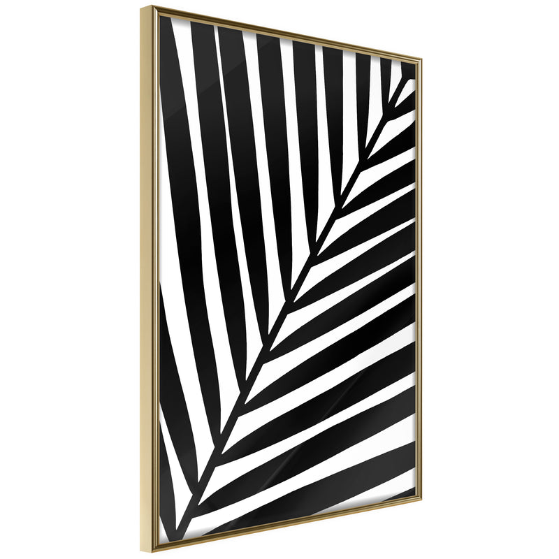 Poster - Black Palm  - goud