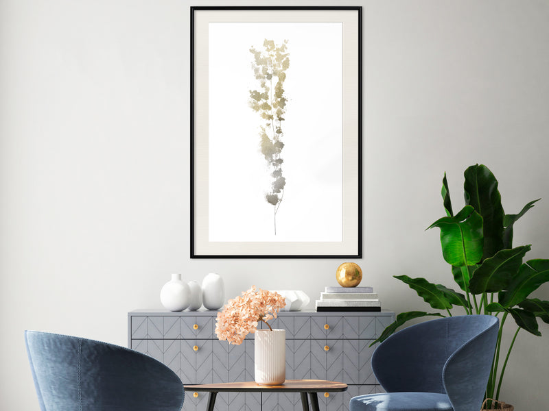 Poster - Fragment of Nature  - zwart passepartout