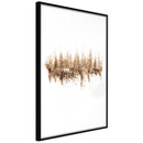 Poster - Reflection in Water  - zwart