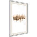 Poster - Reflection in Water  - wit passepartout