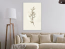 Poster - Beige Campanula  - wit