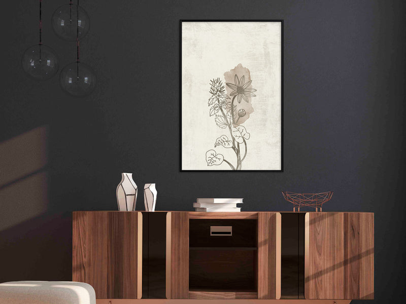 Poster - Life of Plants  - zwart