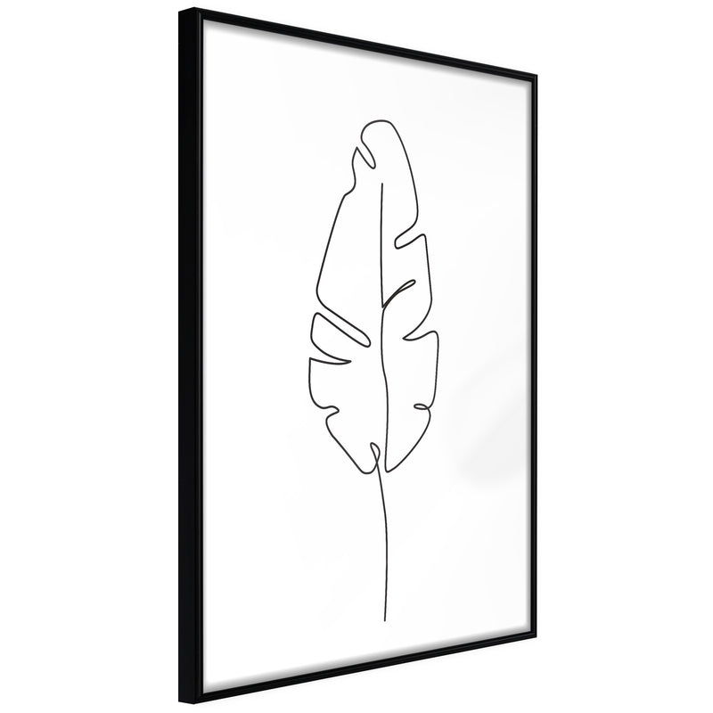 Poster - Drawn with One Line  - zwart
