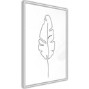 Poster - Drawn with One Line  - wit