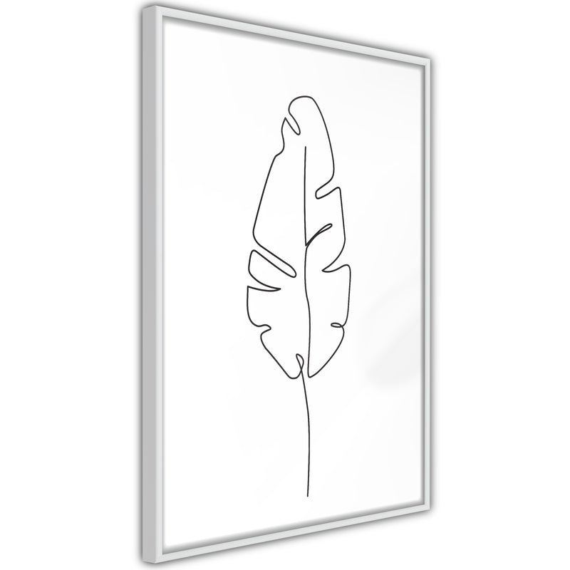 Poster - Drawn with One Line  - wit