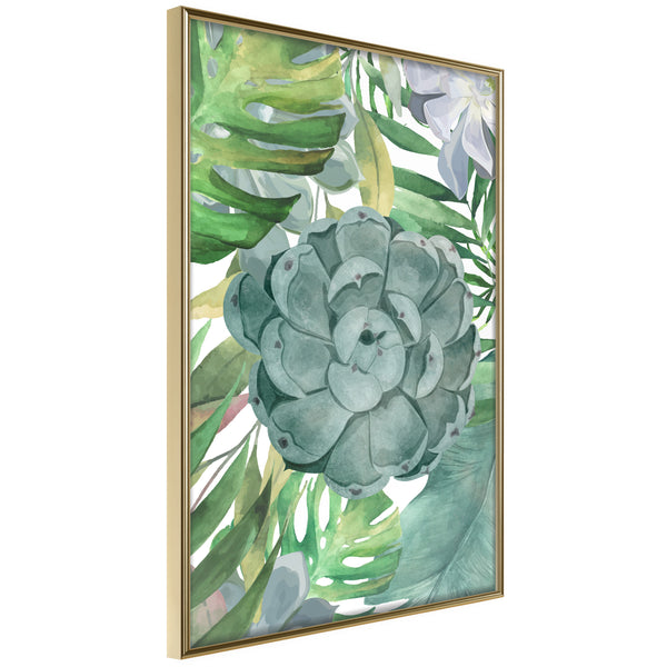 Poster - So Green  - goud
