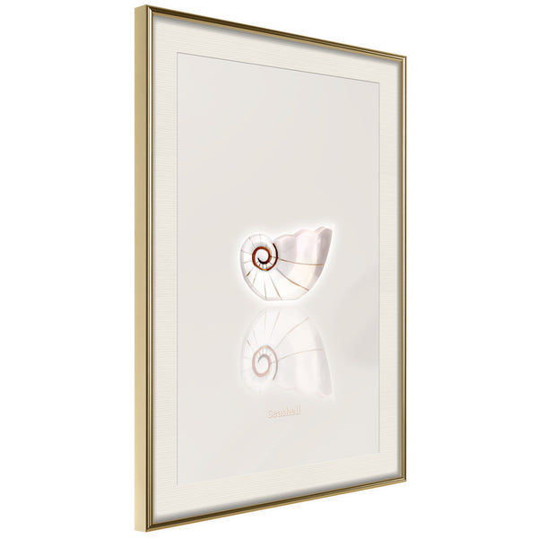 Poster - Holiday Souvenir  - goud passepartout