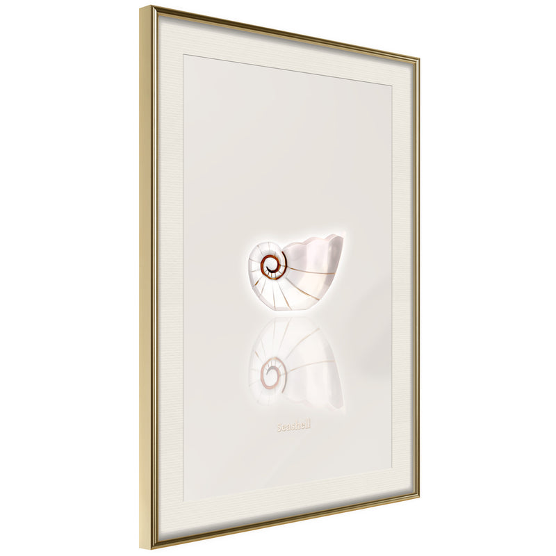 Poster - Holiday Souvenir  - goud passepartout