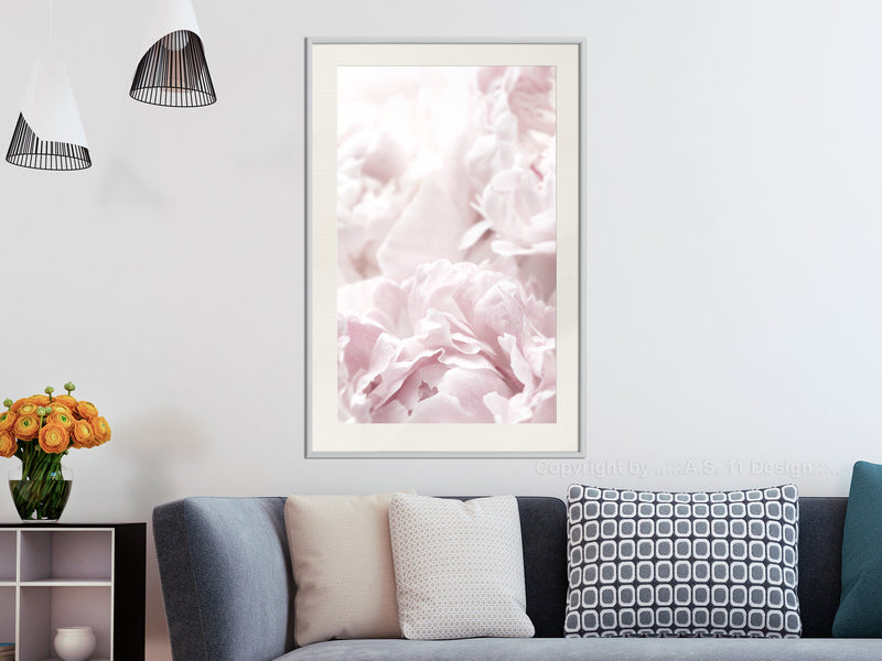 Poster - Joyful Morning  - wit passepartout