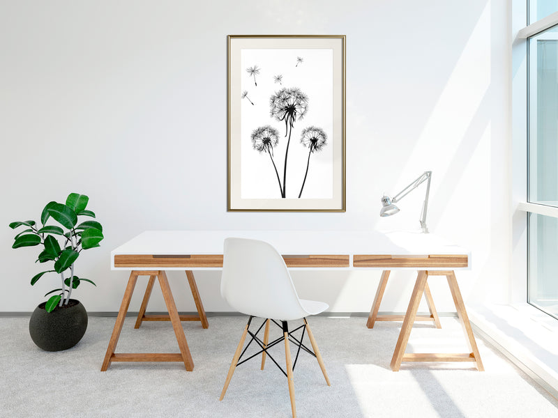 Poster - End of Summer  - goud passepartout