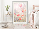 Poster - Poppies  - wit passepartout