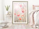 Poster - Poppies  - goud passepartout