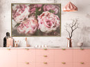 Poster - Pastel Peonies  - goud