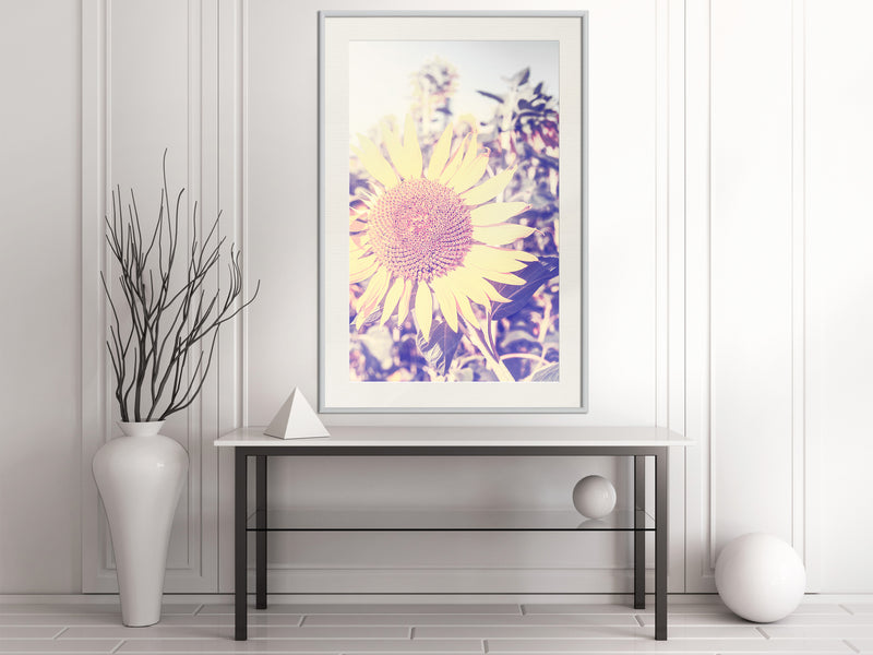 Poster - Facing the Sun  - wit passepartout