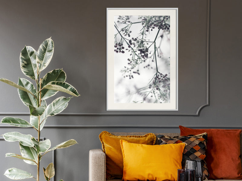 Poster - Sprinkled with Flowers  - wit passepartout