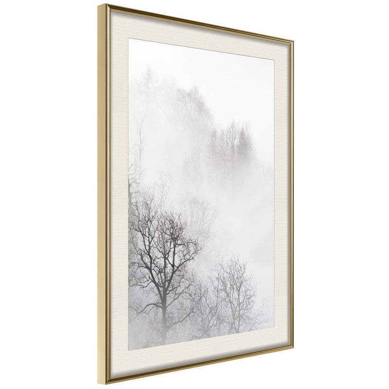 Poster - Zero Visibility  - goud passepartout