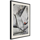 Poster - Touch of Colour  - zwart passepartout