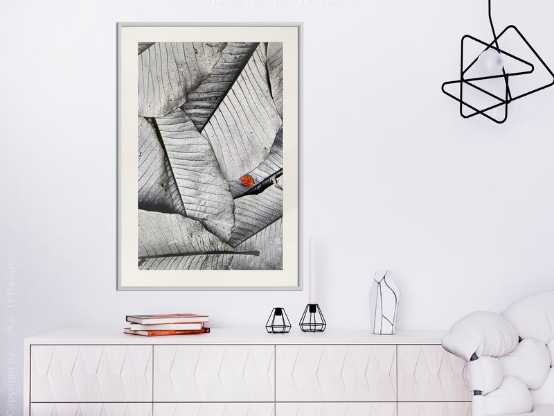 Poster - Touch of Colour  - wit passepartout