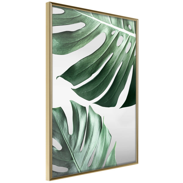 Poster - Leaves Like Swiss Cheese  - goud