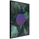 Poster - In a Thicket of Leaves  - zwart