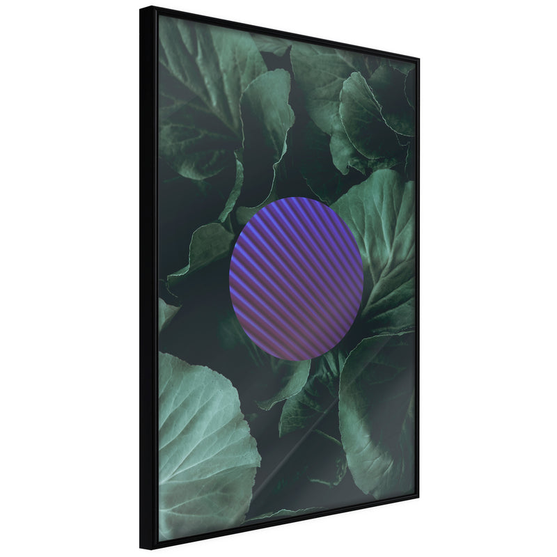 Poster - In a Thicket of Leaves  - zwart