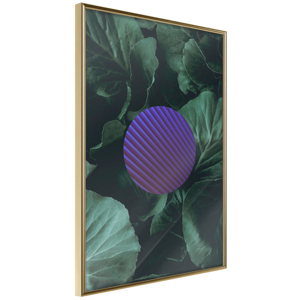 Poster - In a Thicket of Leaves  - goud