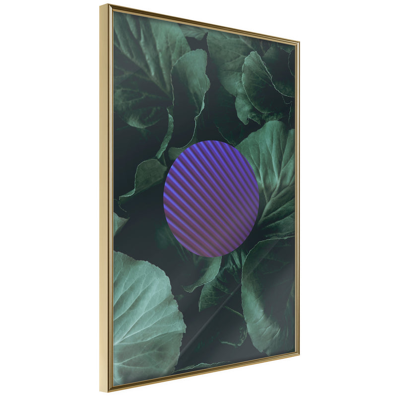Poster - In a Thicket of Leaves  - goud