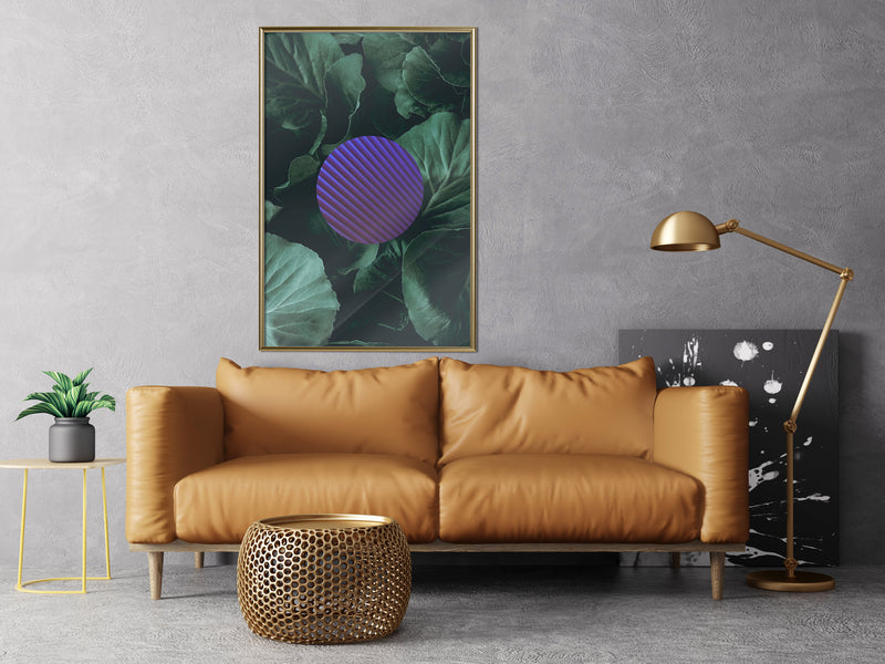 Poster - In a Thicket of Leaves  - goud
