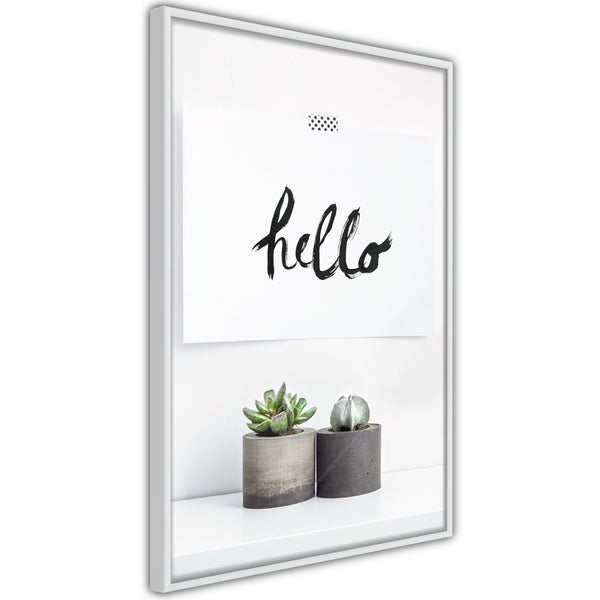 Poster - Hygge  - wit