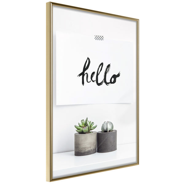 Poster - Hygge  - goud