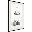 Poster - Hygge  - zwart passepartout