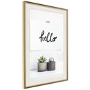Poster - Hygge  - goud passepartout