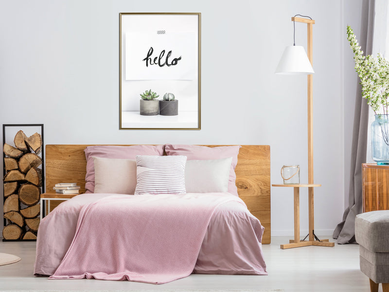 Poster - Hygge  - goud