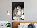 Poster - Delicacy of a Flower  - zwart