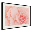 Poster - Delicate Petals  - zwart passepartout