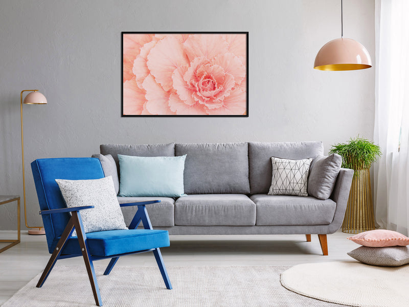 Poster - Delicate Petals  - zwart