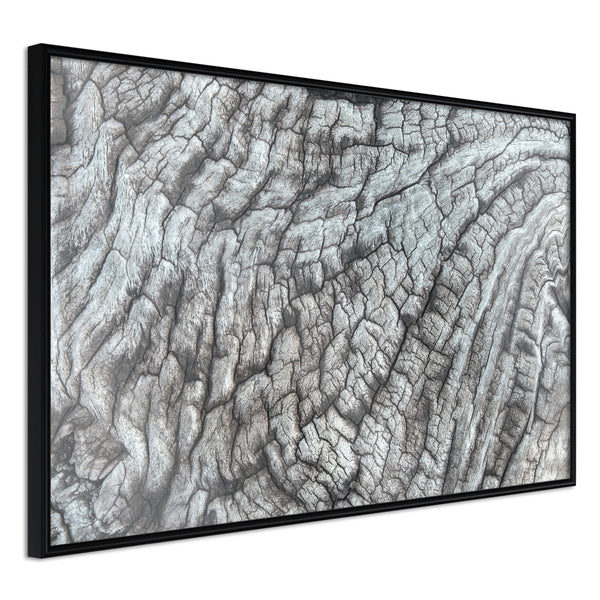 Poster - Carved with Fire  - zwart
