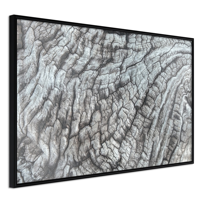 Poster - Carved with Fire  - zwart