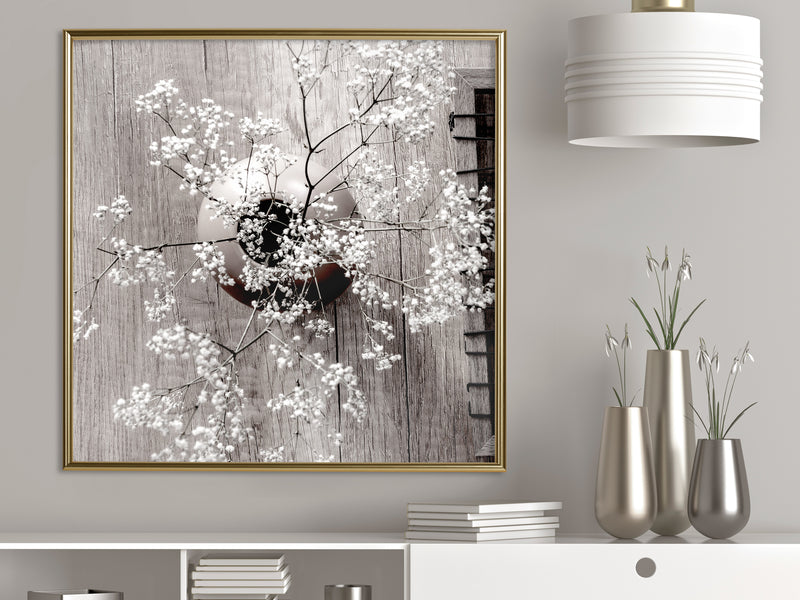 Poster - Reminiscence of Spring (Square)  - goud