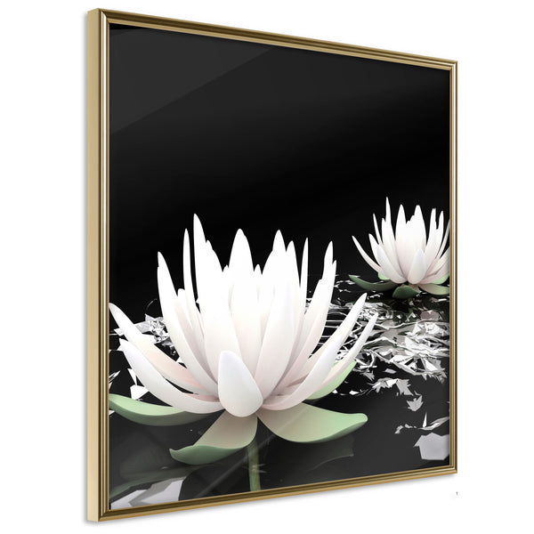 Poster - Calm on the Water  - goud