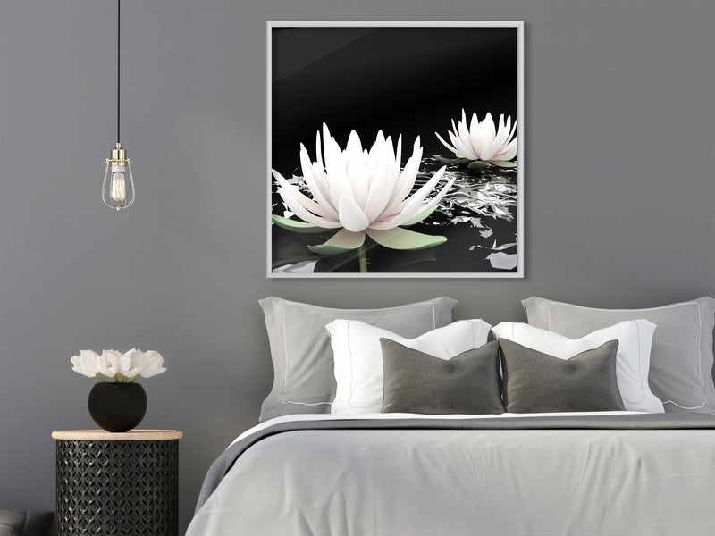 Poster - Calm on the Water  - wit