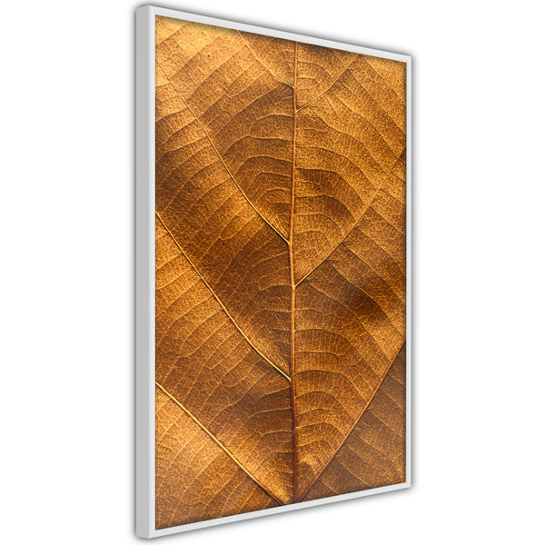 Poster - Golden Veins  - wit
