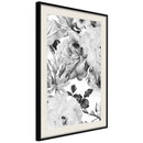 Poster - Black and White Nature  - zwart passepartout