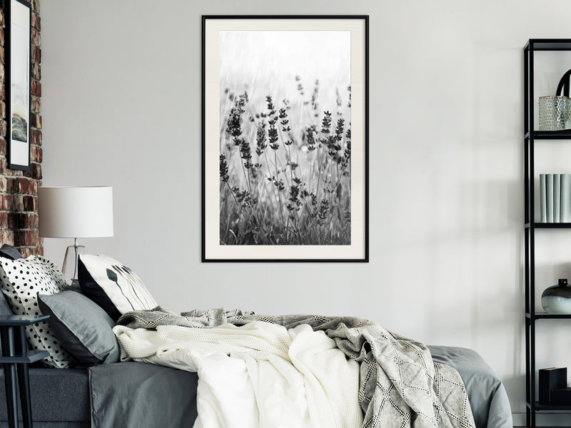Poster - Shadow of Meadow  - zwart passepartout
