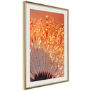 Poster - Orange Breath of the Summer  - goud passepartout