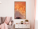 Poster - Orange Breath of the Summer  - goud