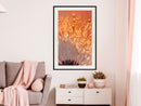 Poster - Orange Breath of the Summer  - zwart passepartout